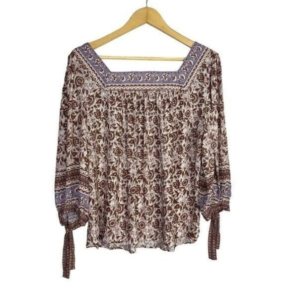 Rachel Zoe Tops - RACHEL Zoe Tops Rachel Zoe Square Neck Boho Peasant Top Small